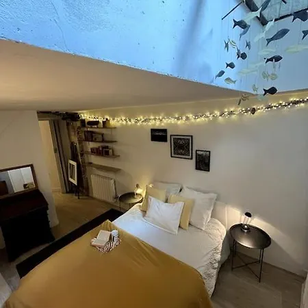 Grand Triplex Calme Avec Cour Privee * Paris